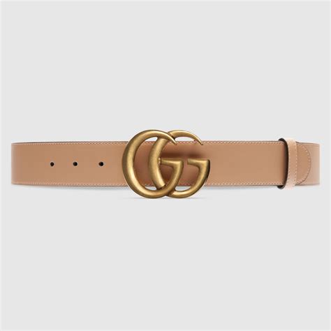 cintura gucci pelle marrone|Cintura GG Marmont in pelle marrone .